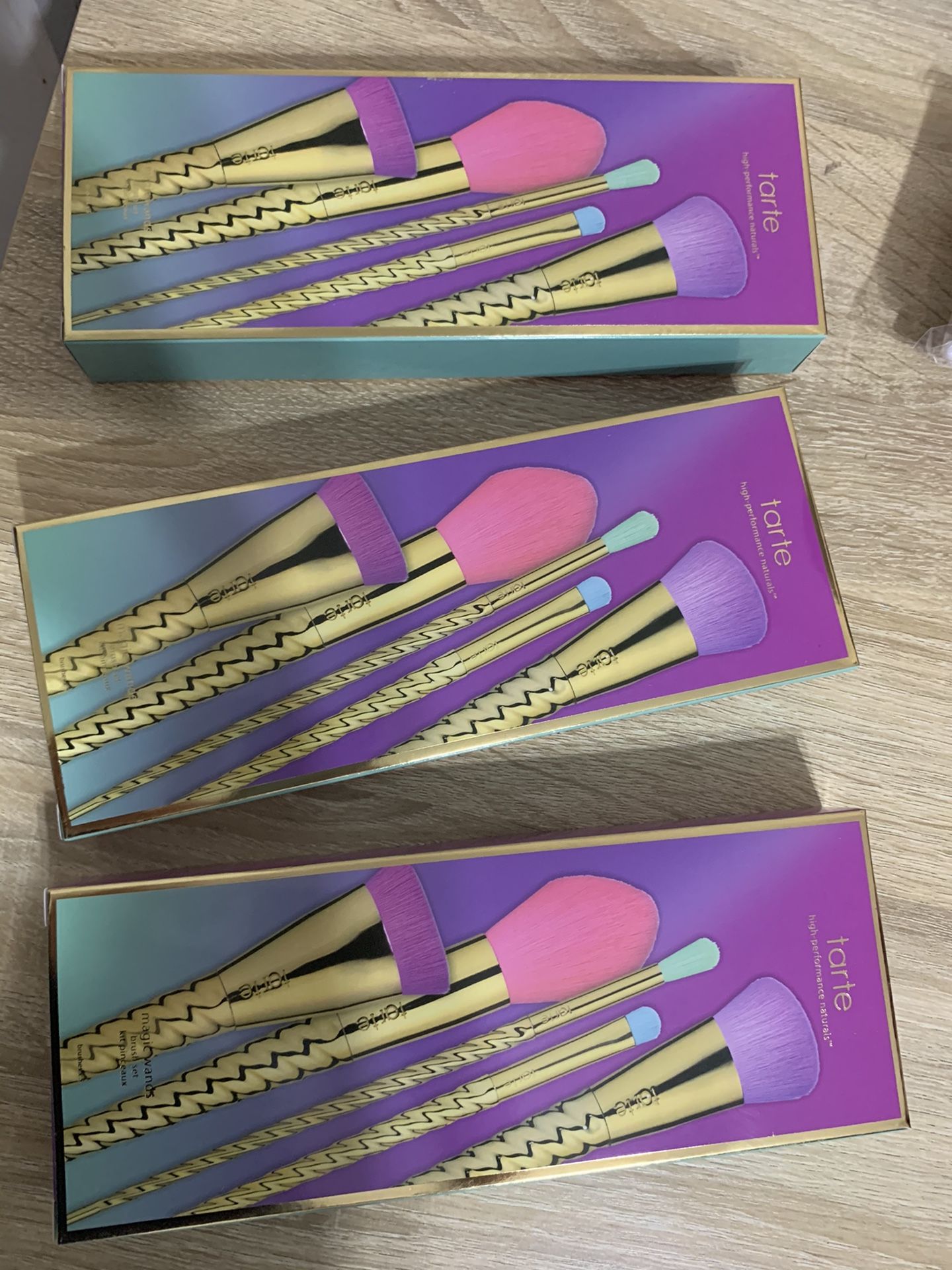 3 Boxes - Tarte Unicorn 🦄 Make Brush Set Pink Purple Blue