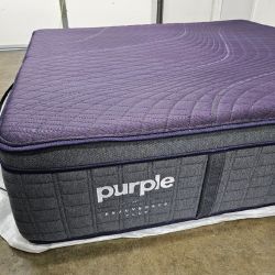 LIKE NEW! Purple Rejuvenate Plus King Mattress - Delivery Available