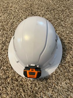 Klein Tools hard hat and light
