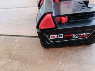 Milwaukee 5.0s batterys