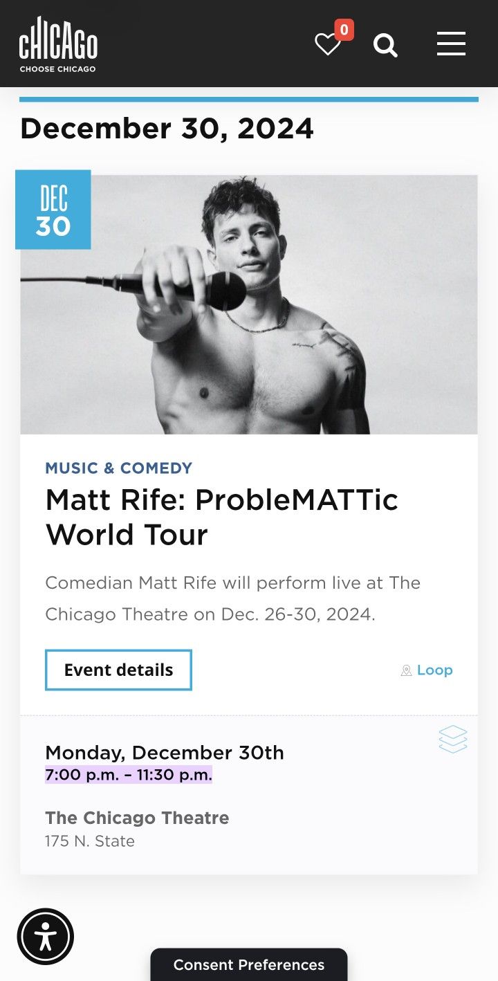 Matt Rife Tickets Chicago