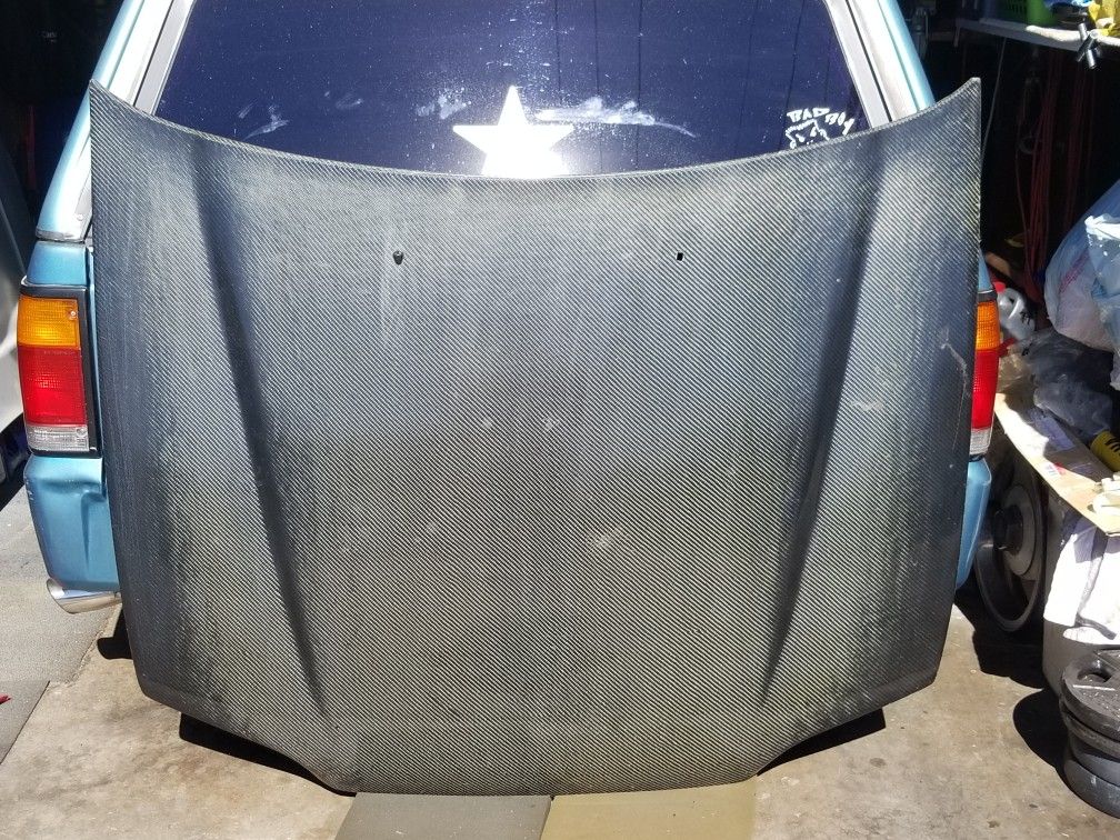 Used VIS Racing Sports Carbon Fiber Hood 92-95 Civic
