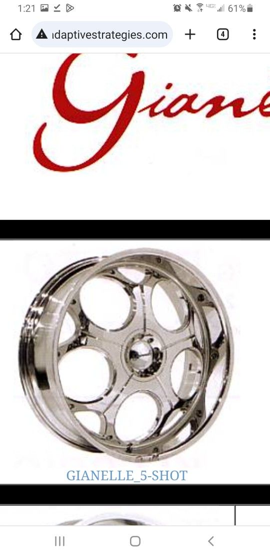 20" Rims With Tires 