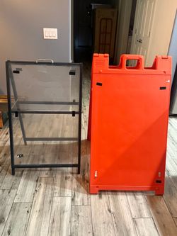 A-Frame Sandwich Board Signs – Set of 2