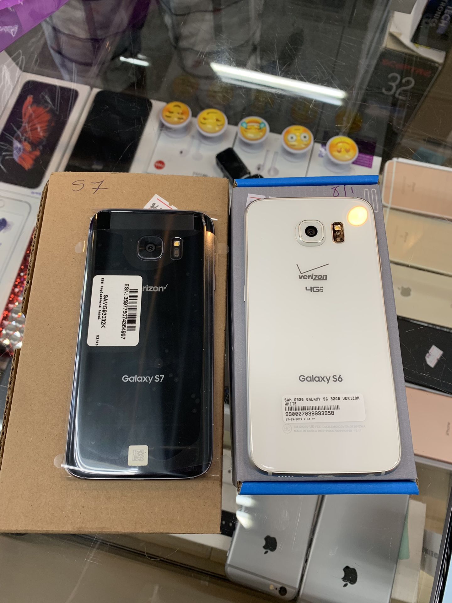 Galaxy s6 $139 Galaxy s7 $169