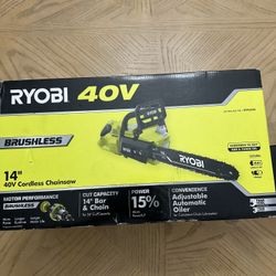 40V HP Brushless 12 in. Top Handle Battery Chainsaw with 4.0 Battery and Charger