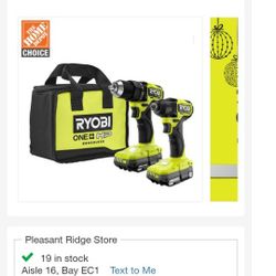 Ryobi 18v Brand New. Never Opened. Husband Received 2 Of Them For Christmas