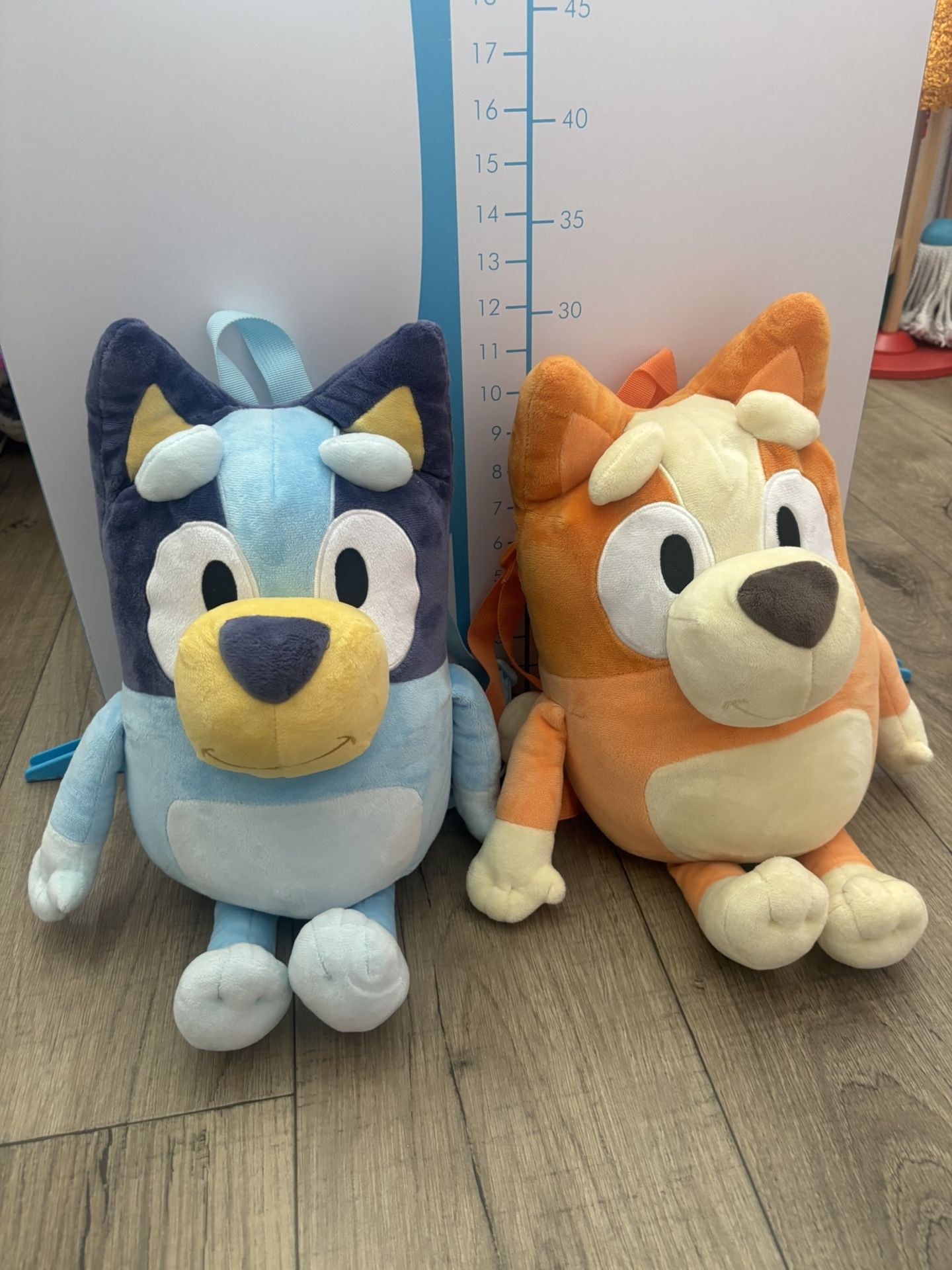 Bluey Backpack Set Plush Bingo And Bluey
