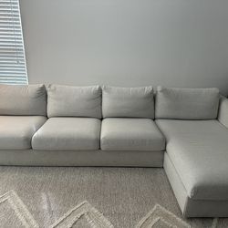 Couch Sectional with Chaise & Storage