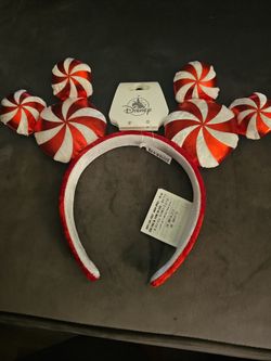 Disney Mickey Ears Peppermint Candy Headband