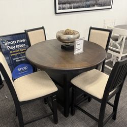 5pc Counter Height Dining Set - Same Day Delivery 
