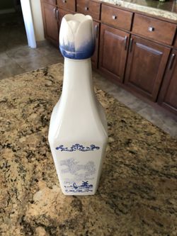 Vintage Delft Wind mill bottle from Holland