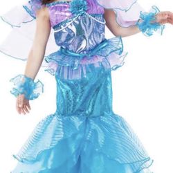 Super Cute Mermaid Costume For Girl 5-6
