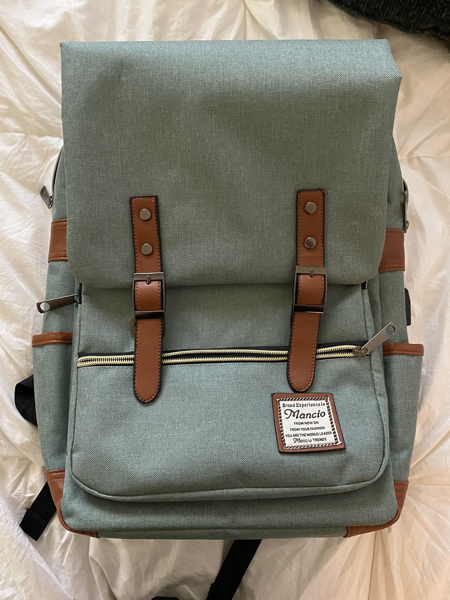 MacBook Laptop backpack with USB connector