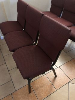 Wine colored Office chairs l!
