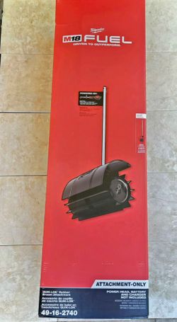 MILWAUKEE M18 FUEL QUIK-LOK Rubber Broom Attachment