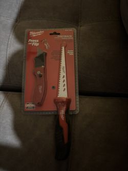 NEW comeback, flip, utility knife, and rasping jaw saw
