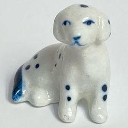 Vintage Miniature Dog Figurine 