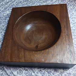 Wooden bowl