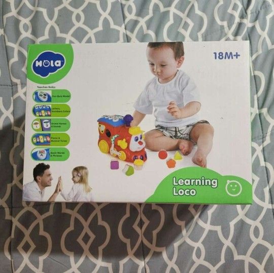 Musical Train with Building Blocks  New in Box