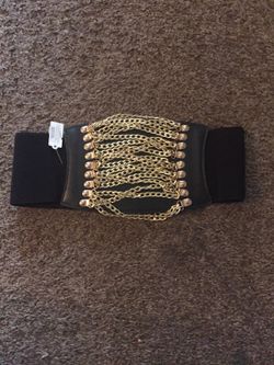 Black waist belt