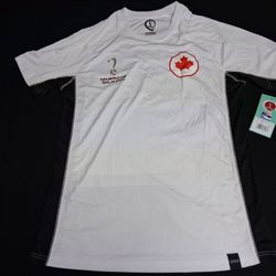 Outerstuff Men's FIFA World Cup Primary Classic Short Sleeve Jersey-Canada-Med.