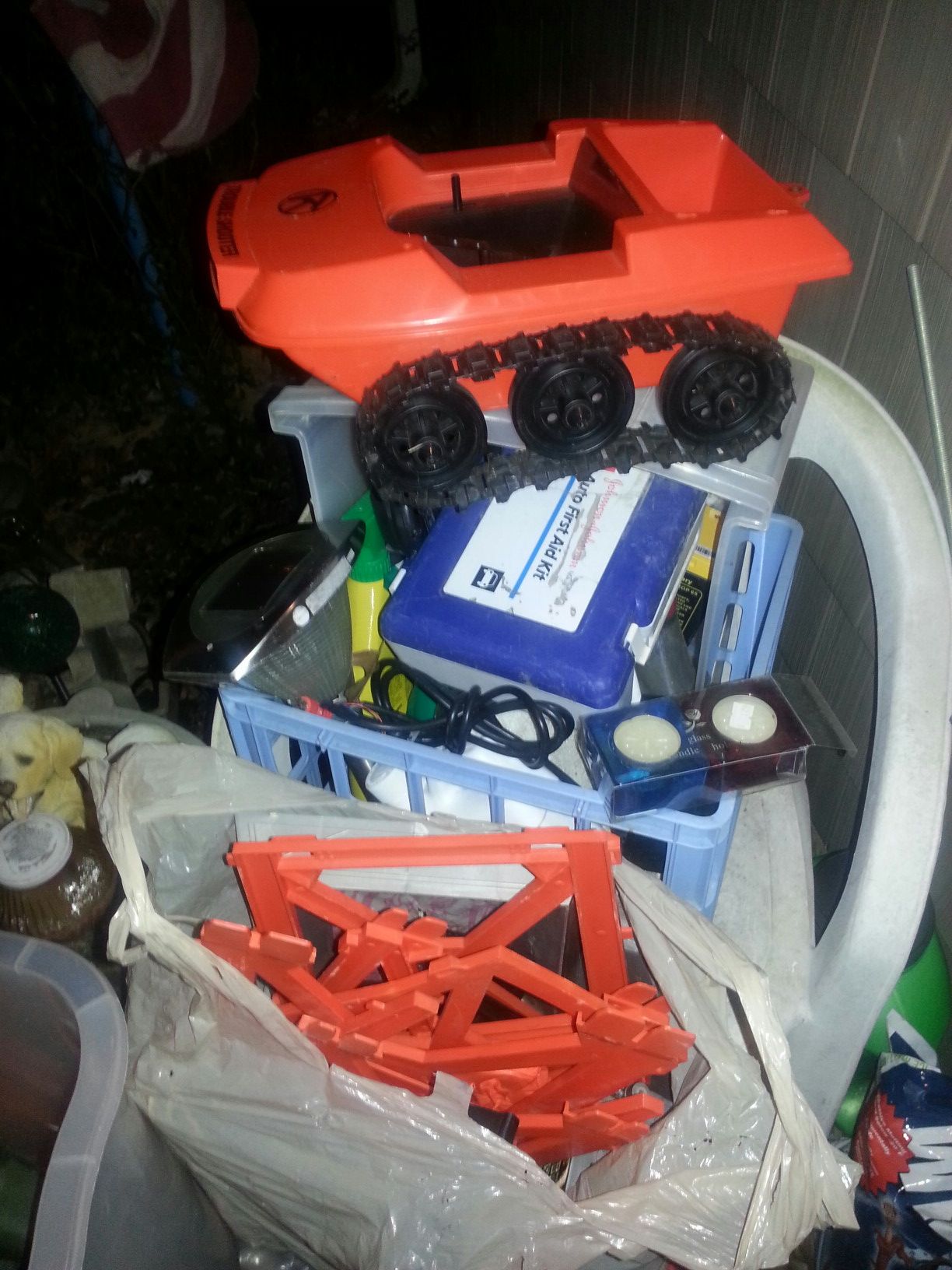 Vintage G.I.Joe tower. Motorcycle. Ect.all for 150