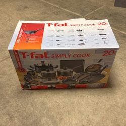 T-Fal Simply Cook 20 Pcs. Cooking Set