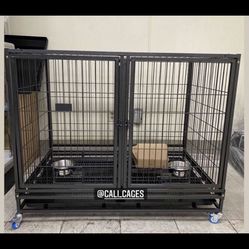 Dog cage Kenenl Size 43 Large Folding With Divider And Feeding Bowls New In Box 📦 