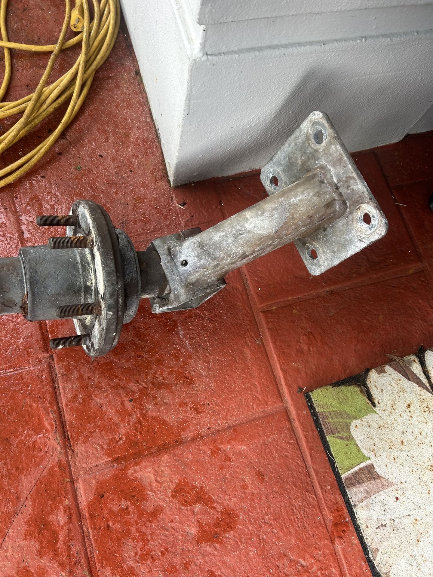 Spare Tire Holder With 6 Lug Hub On It 65$