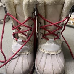 Cat & Jack Girls Snow Boots - size 13