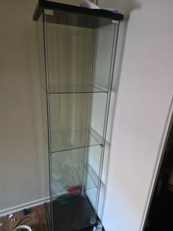 Glass shelving