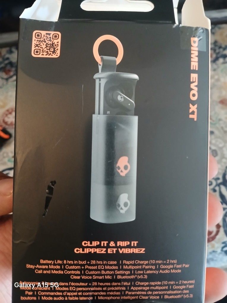 Skullcandy Dime Evo XT True Wireless in-Ear Earbuds