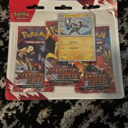 Pokemon Destined Rivals 3 Pack Blister