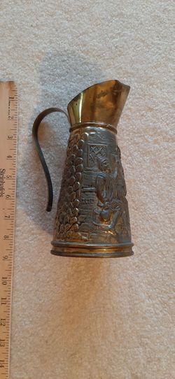 Vintage Brass Pitcher