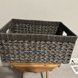 Grey box container for organization