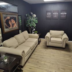 SUPER SALE!!! 2 PIECE RAYMOUR SOFA & CHAIR SET ONLY $349 DELIVERY AVAILABLE