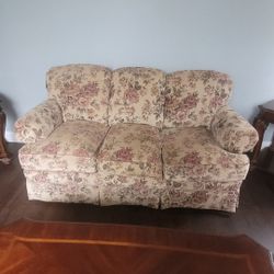 Love Seat, End Tables, Coffee, Large Frame Picture 