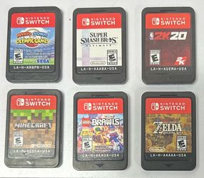 Lot of 6  Nintendo switch  game (#1328)