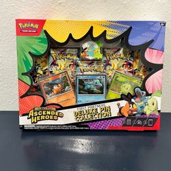 Pokemon Ascended Heroes Deluxe Pin Collection And Premium Poster Collection
