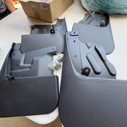 Sunsdrew All-Weather Mud Flaps Splash Guards For Toyota Tundra 2025 2024 2023 2022 Accessories,No-Drill Mudguards 4PCS Front&Rear Mudflaps Set With Ha