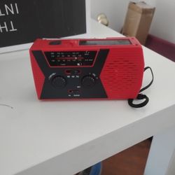 Solar charge Radio Flashlight In One