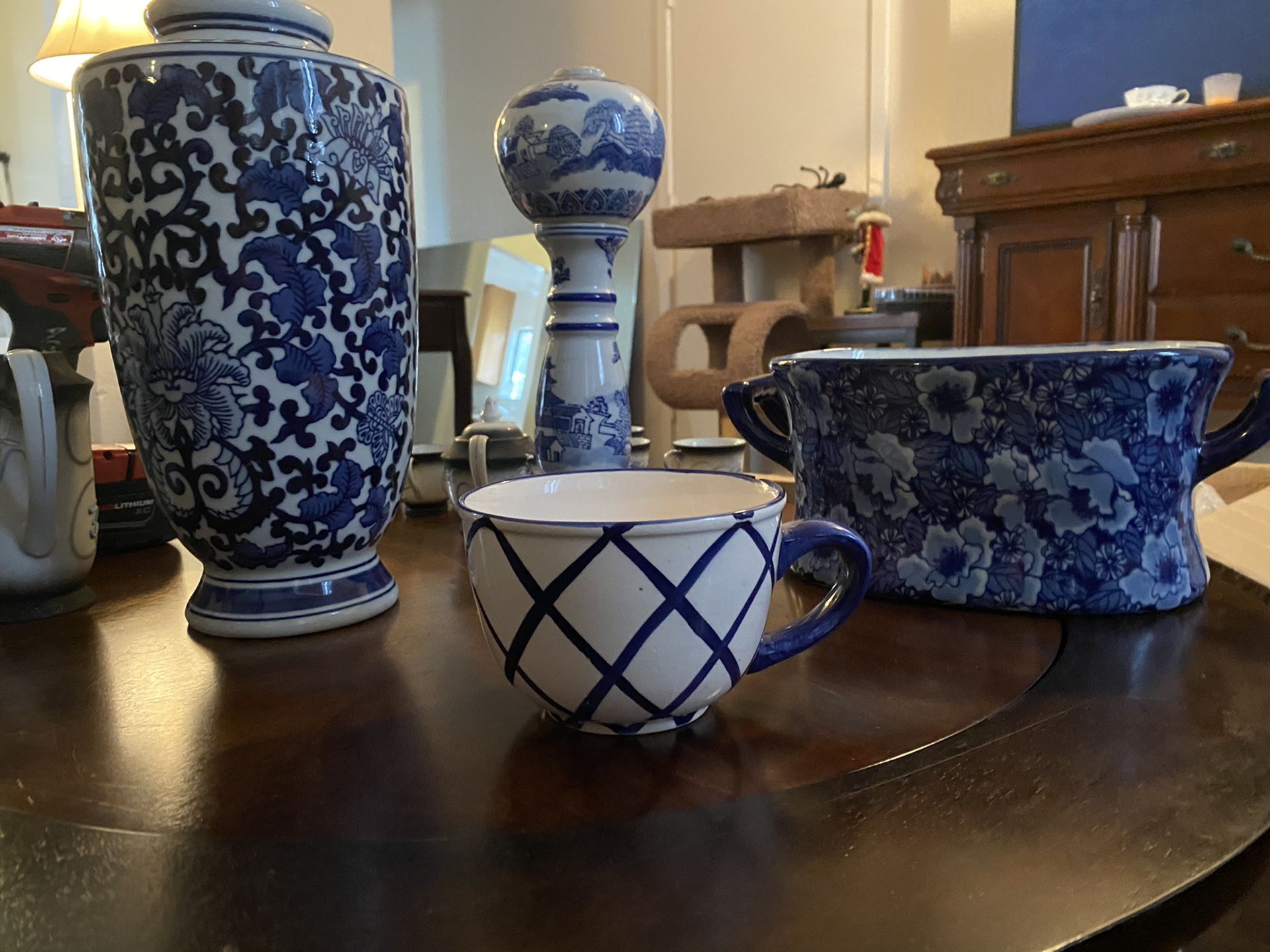 Blue ceramics