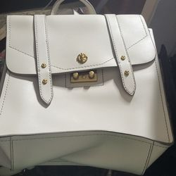 Vera Bradley Beautiful Soft White Leather Back Pack And Two Purses