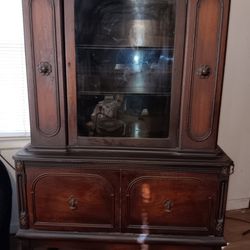 Antique China Cabinet early 1900's - $475