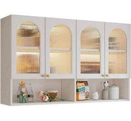 Assembled New White Bathroom Cabinet Wall Cabinet Wall Cupboard Shelves Medicine Cabinet