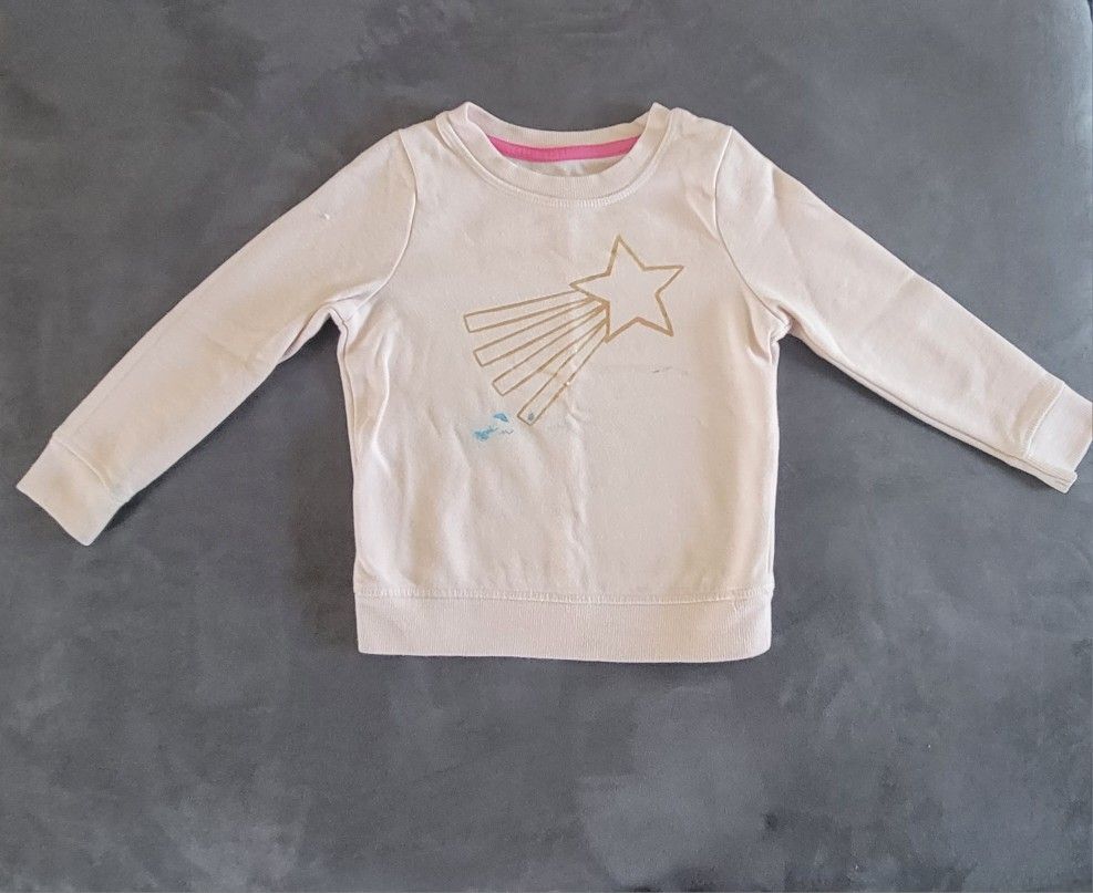 Girls 3T Cat & Jack Pink Shooting Star Sweatshirt