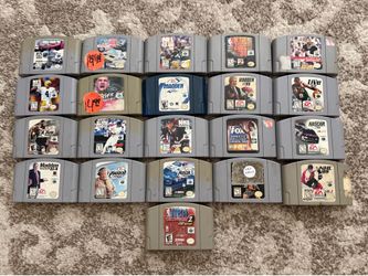Nintendo 64 games 5 each