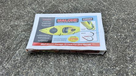 Malone J-Hoops Kayak Wall Mount Storage System
