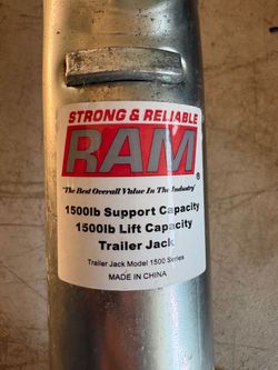 New Ram Trailer Jack  1500lb